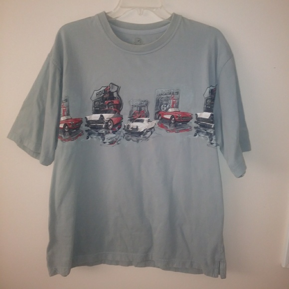 Route 66 Grey T Shirt Mens Large Americana - Picture 3 of 7